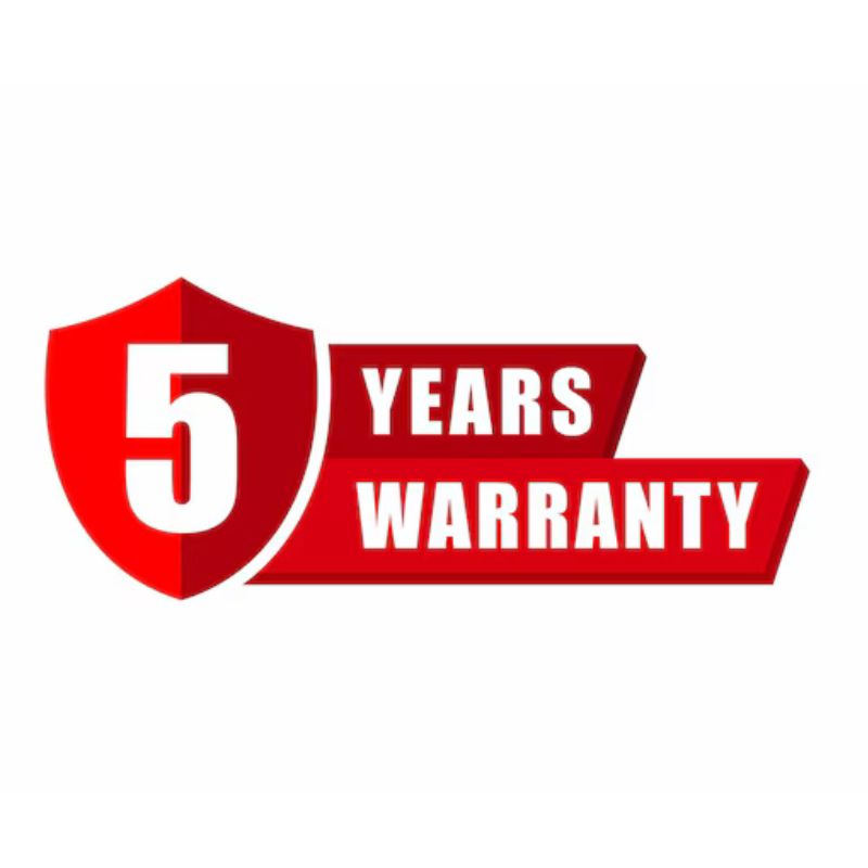 5-Years Warranty