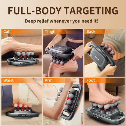 RelieveX Pro™ - 16-Head Deep Tissue Massage Gun