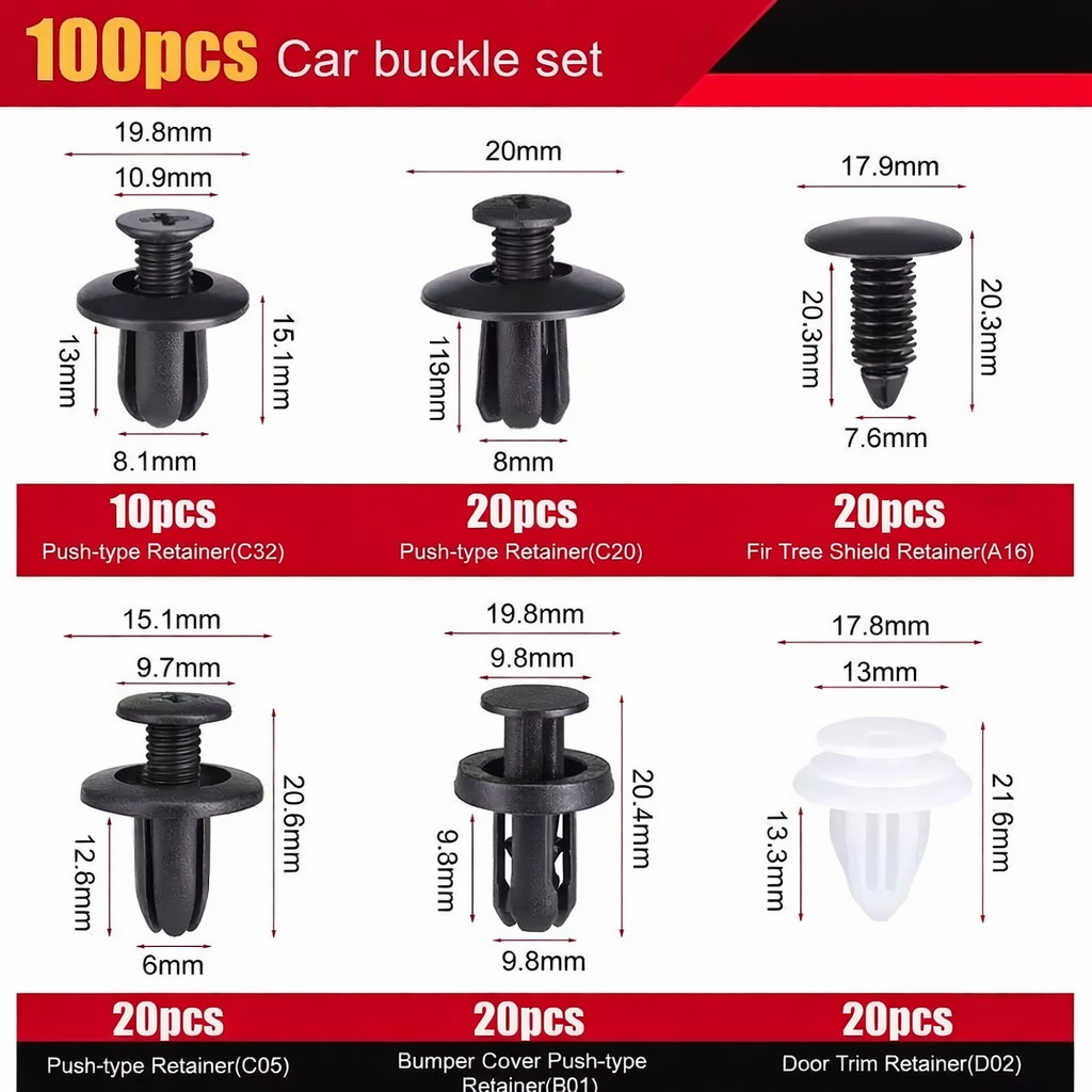 QuickLock® Trim Retainer Clip Kit