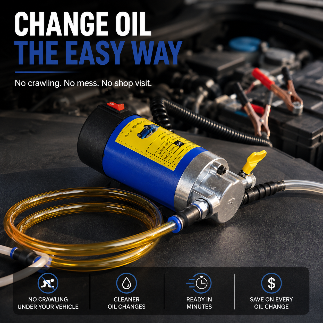 QuickDrain™ Electric Oil Extractor