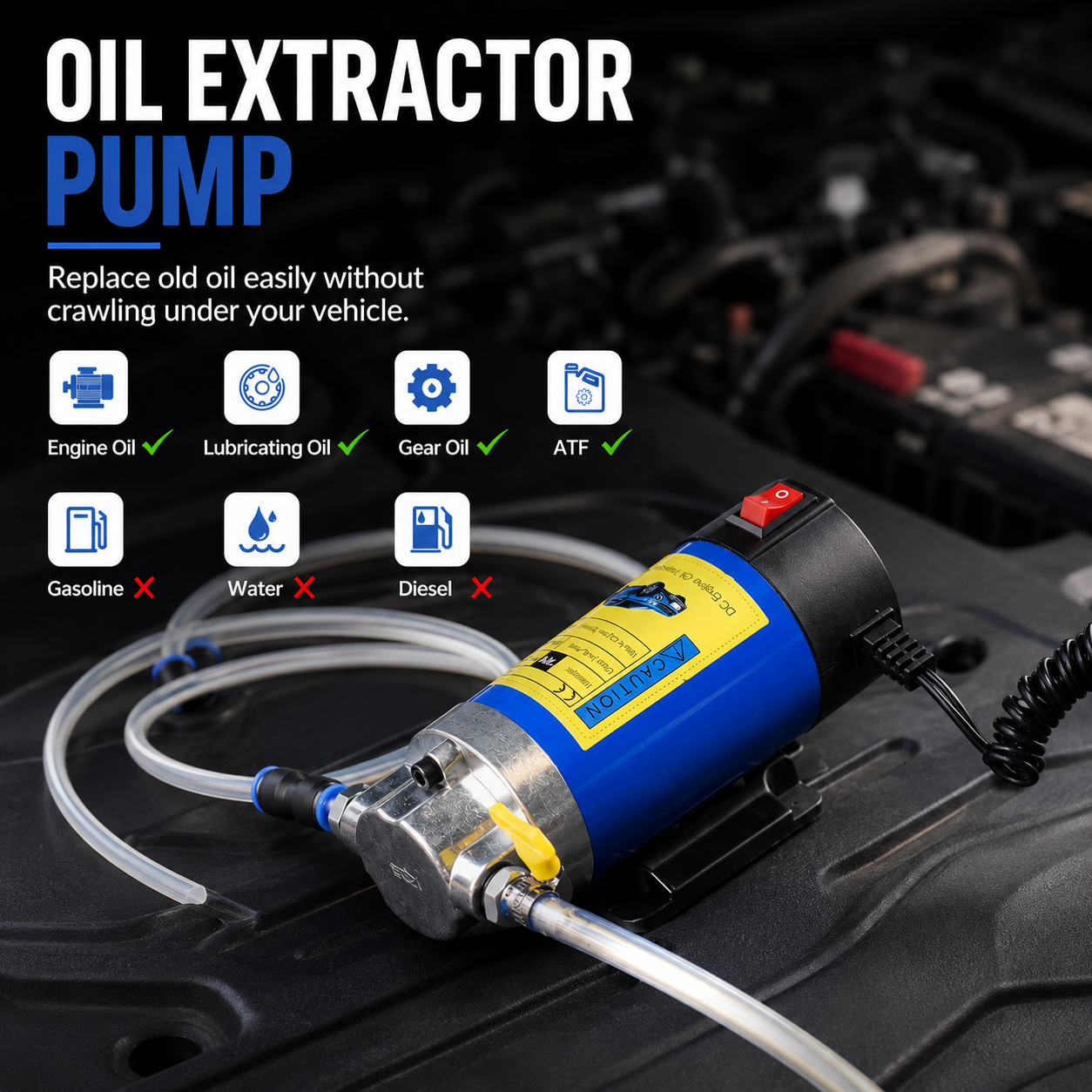 QuickDrain™ Electric Oil Extractor