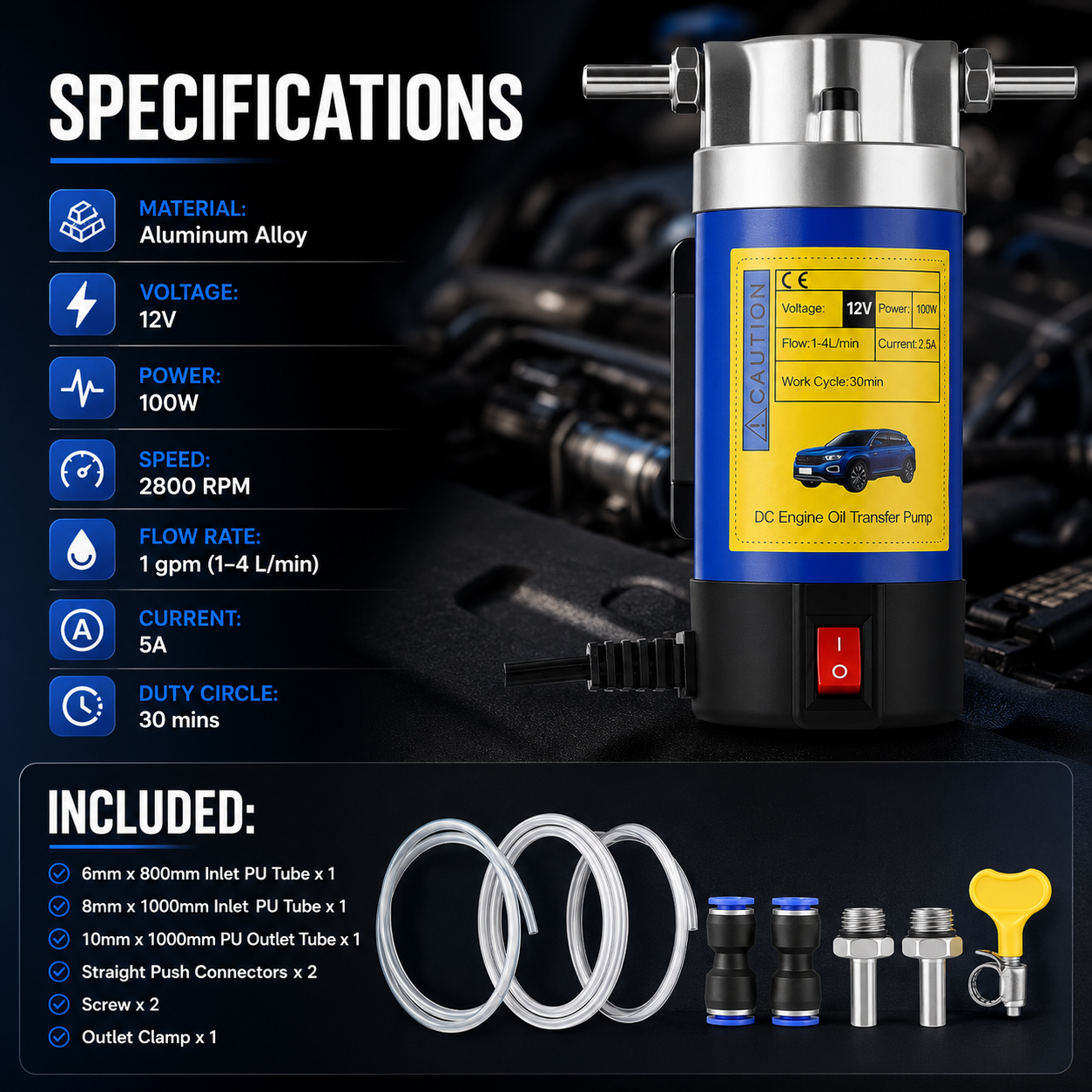 QuickDrain™ Electric Oil Extractor