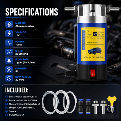 QuickDrain™ Electric Oil Extractor