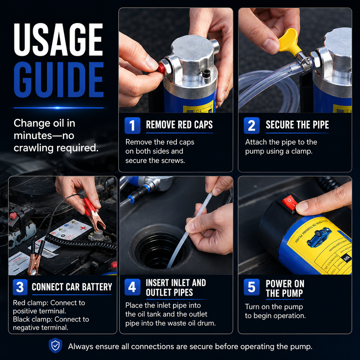 QuickDrain™ Electric Oil Extractor