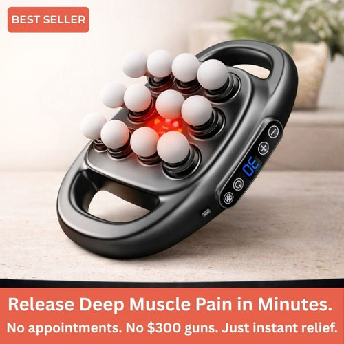RelieveX Pro™ - 16-Head Deep Tissue Massage Gun
