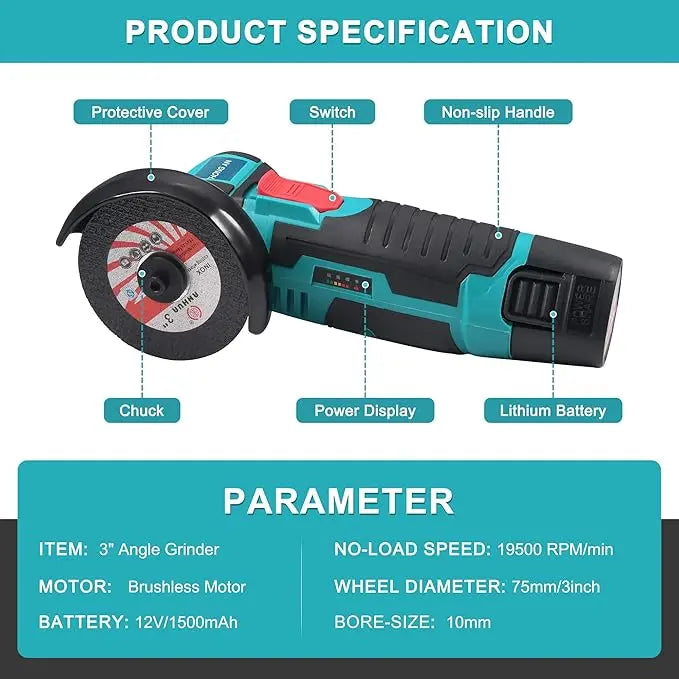 SwiftCut™ Cordless Grinder